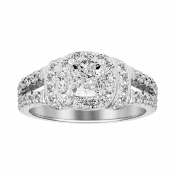 Anillo de diamantes CUSHION
