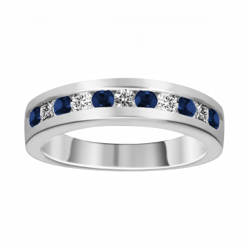 Anillo de zafiro y diamantes IMADI