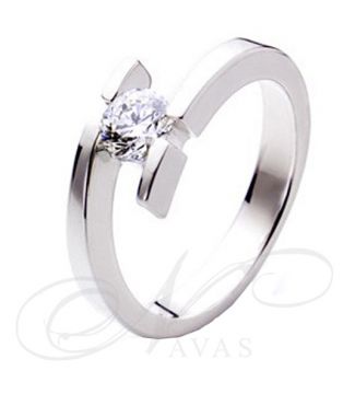 Anillo de diamantes IRIDIO