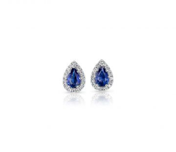 Pendientes de zafiro y diamantes SARAJEVO