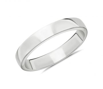 Alianza de boda PLANA 4 mm