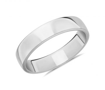 Alianza de boda PLANA 5 mm
