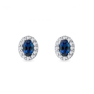 Pendientes de zafiro y diamantes BAJAMAR