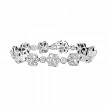 Pulsera de diamantes FLOWERS