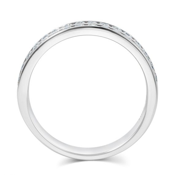 Alianza de diamantes Candela lateral