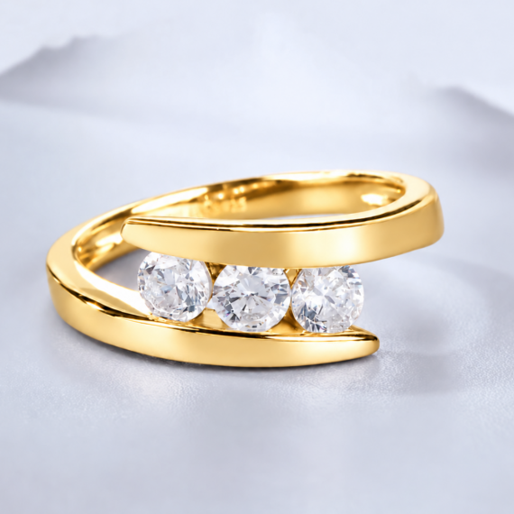 Anillo de diamantes Kalei