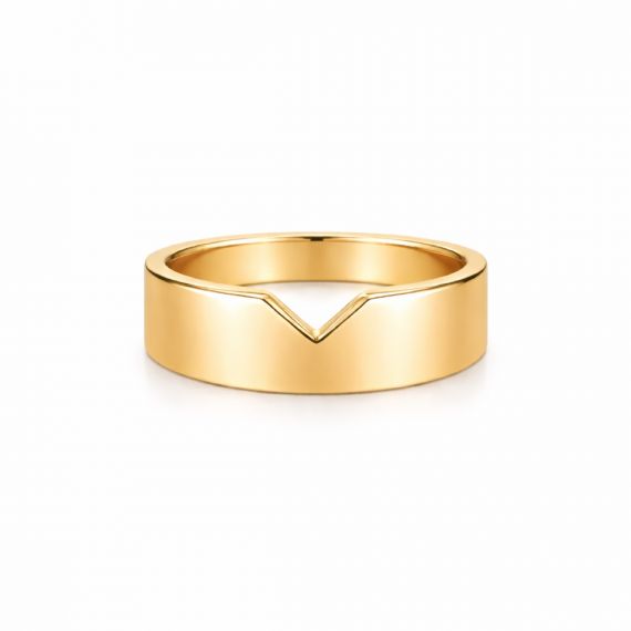 Alianza de boda Madeira oro amarillo