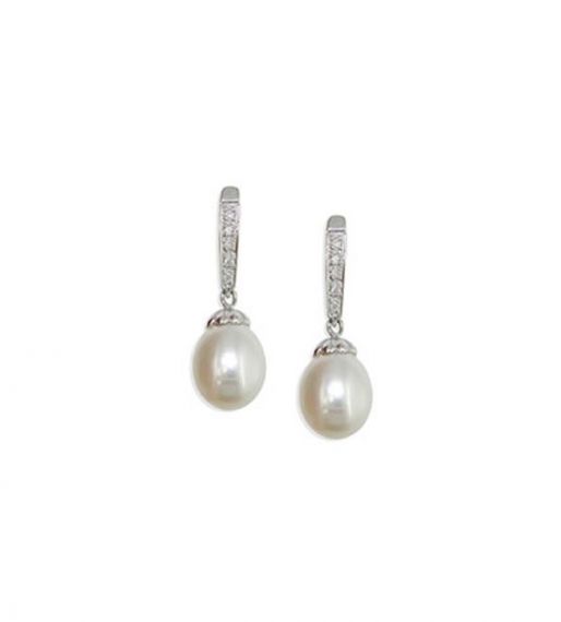 Pendientes de perlas y diamantes Australia