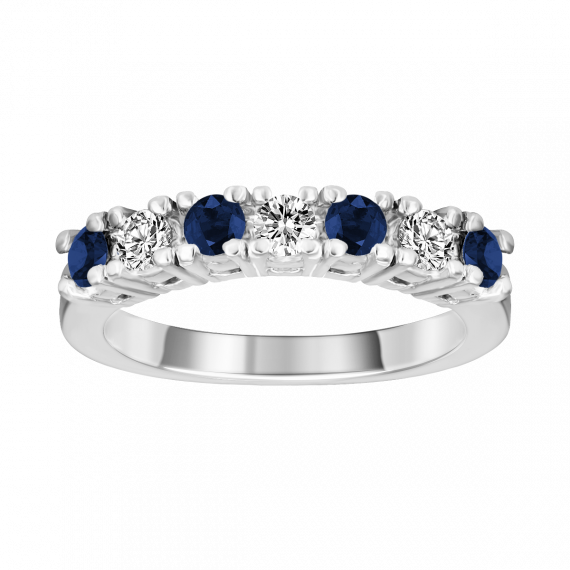 Anillo de zafiro y diamantes BOGOTÁ