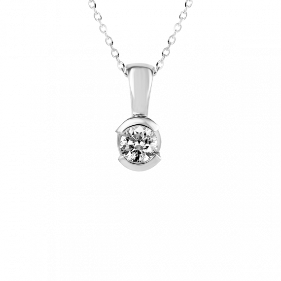 Pendente de diamantes ouro branco