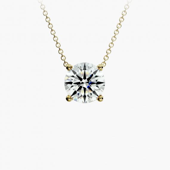 Colgante de diamantes Estela oro amarillo