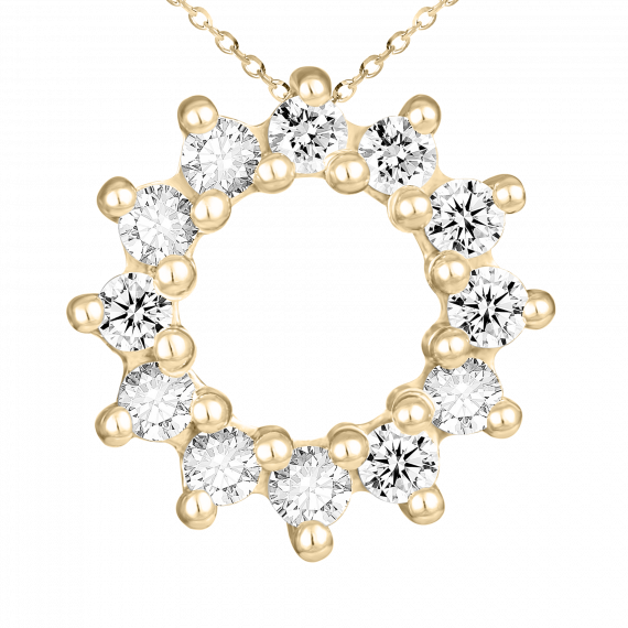 Colgante de diamantes Liason oro amarillo