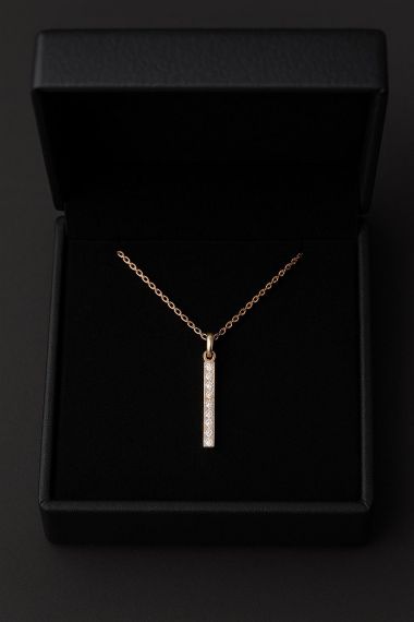 Colgante de diamantes Trinity oro rosa estuche