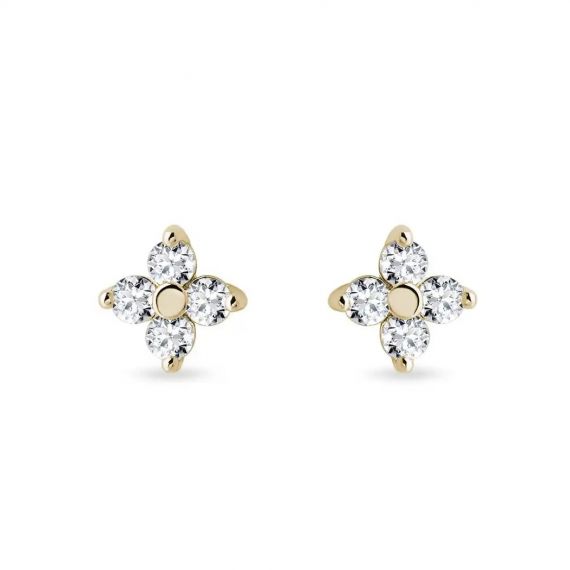 Pendientes de diamantes Nantes oro 18 quilates