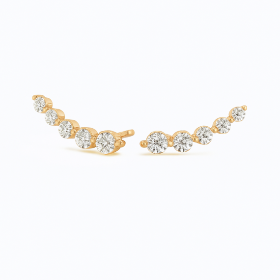 Pendientes de diamantes Niza oro amarillo