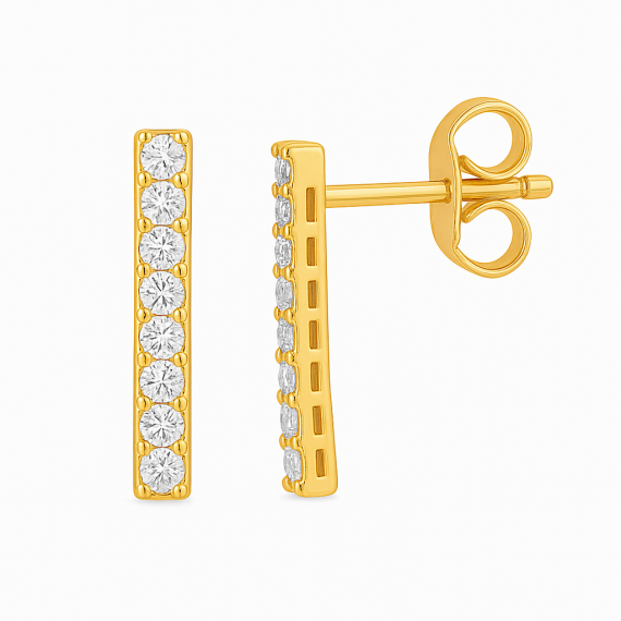 Pendientes de diamantes SUIZA1 oro amarillo