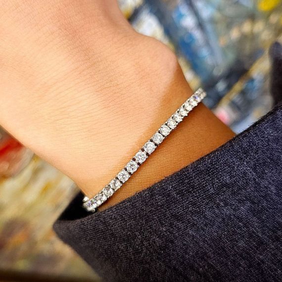 Pulsera de diamantes ADANA  modelo