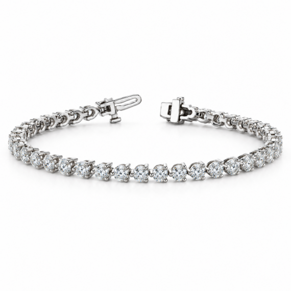 Pulsera de oro blanco  y diamantes Florida