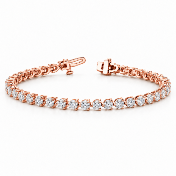 Pulsera oro rosa y diamantes Florida