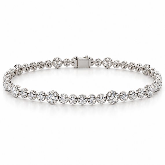 Pulsera oro y diamantes Miami