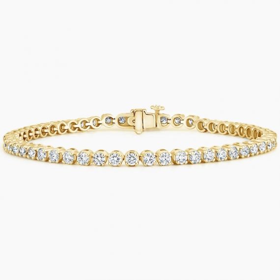 Pulsera de diamantes y oro amarillo Denver