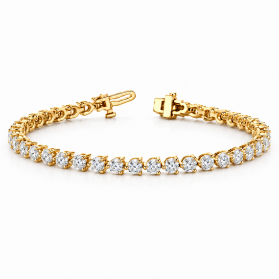 Pulsera de oro amarillo y diamantes Florida