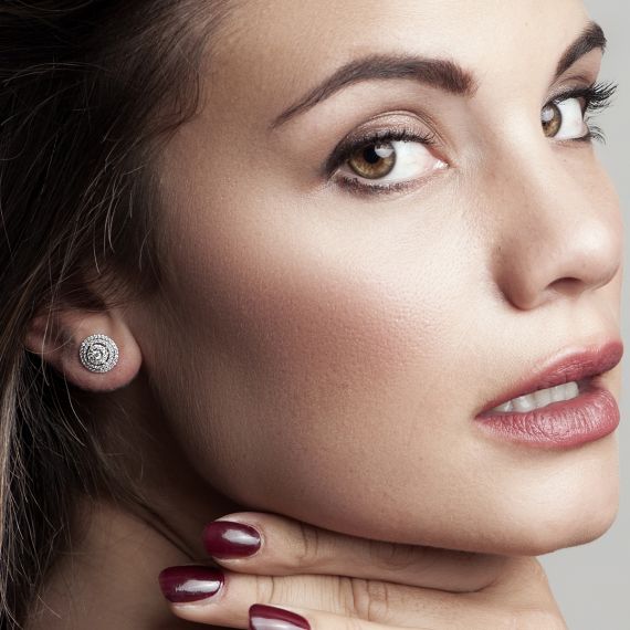 PENDIENTES DE DIAMANTES